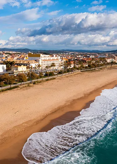 Plages à Malgrat de Mar